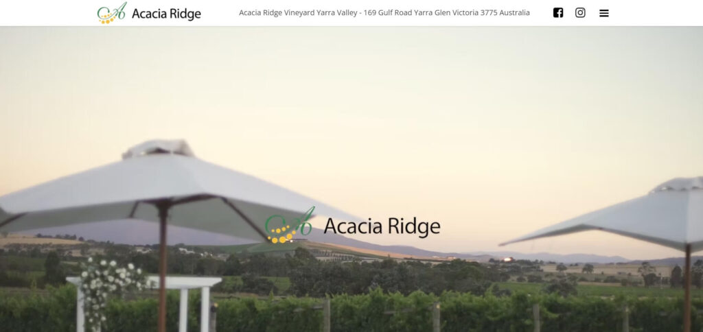 Acacia Ridge Winery Yarra Valley