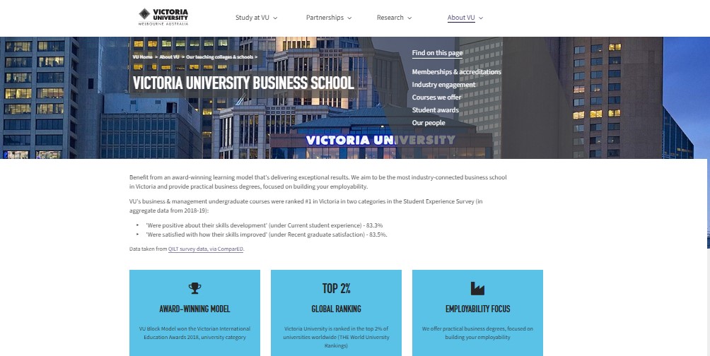 Victoria University - Best of Melbourne