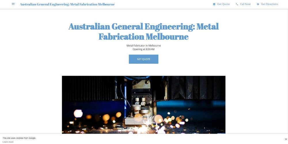 Australian General Engineering - Metal Fabrication Melbourne